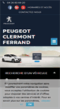 Mobile Screenshot of peugeot-clermontferrand.fr